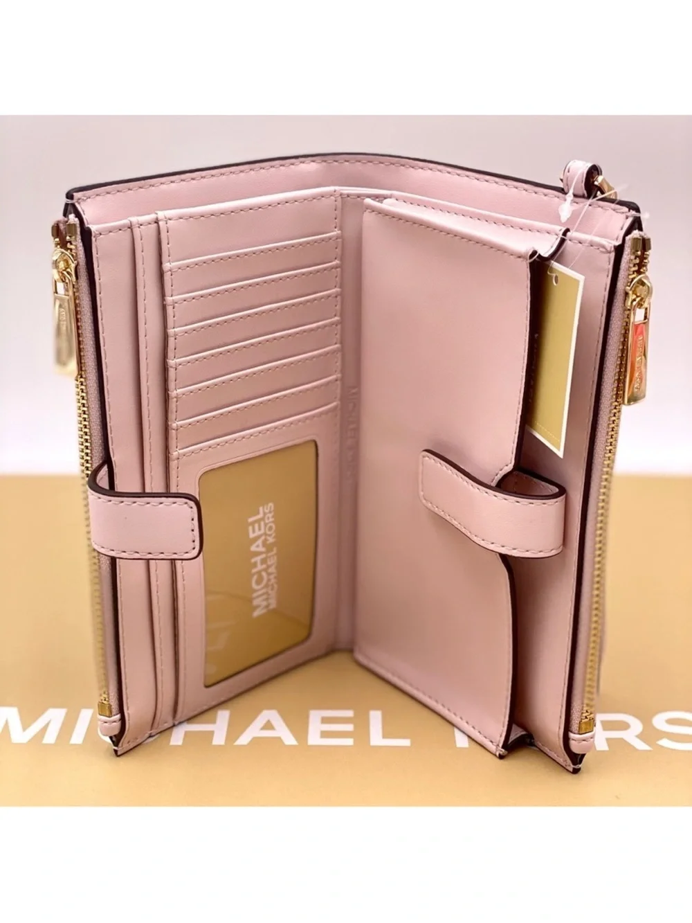 Michael Kors Double Zip Wallet Wristlet